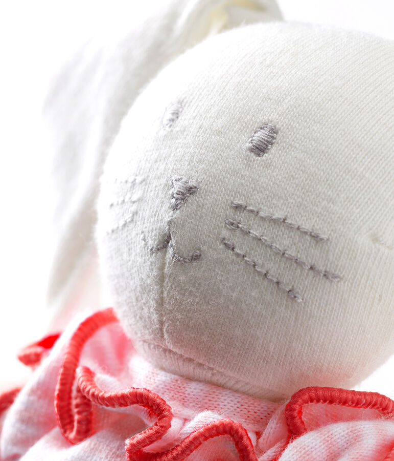 Dud&uacute; con conejito vestido rosa VIENNE/blanco MARSHMALLOW