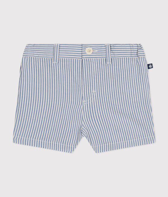 Pantalón corto de milrayas para bebé GAULOISE/ MARSHMALLOW