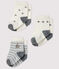 Juego de 3 pares de calcetines para bebé variante 1