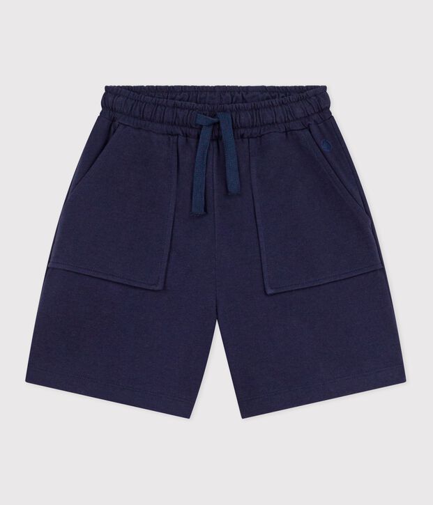 Bermudas cortas infantiles de algod&oacute;n liso SMOKING