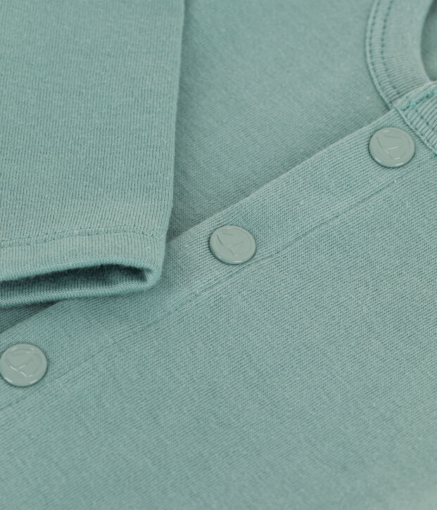 C&aacute;rdigan de punto grueso para beb&eacute; verde