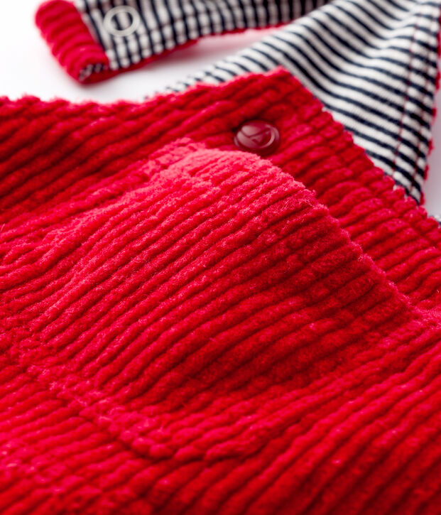 Peto largo para beb&eacute; ni&ntilde;o rojo