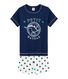 Pijama corto de lino/algodón para niño