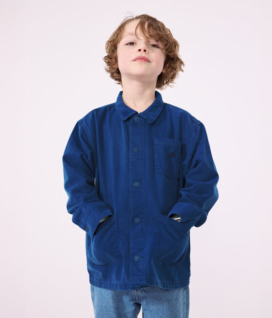 Chaqueta de tejido vaquero de niño azul INCOGNITO