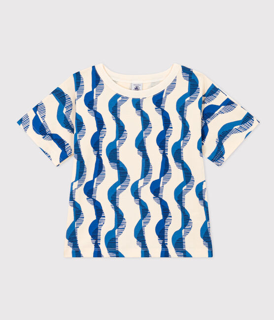 Camiseta de algodón de manga corta para niña blanco AVALANCHE/ MULTICO