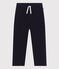 Pantalón de tela de algodón para niño azul SMOKING