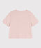 Camiseta LE BOXY de algodón para mujer rosa SALINE