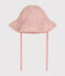 Gorro rosa con bordado inglés para bebé niña rosa SALINE
