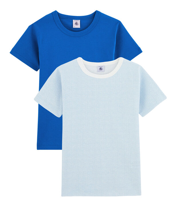 Par de camisetas para ni&ntilde;o multicolor