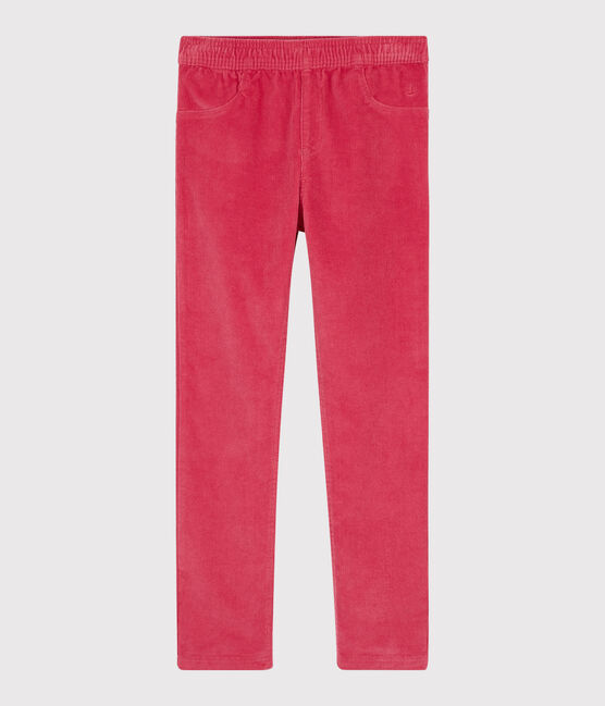 Pantalón de terciopelo para niña rosa POPPY