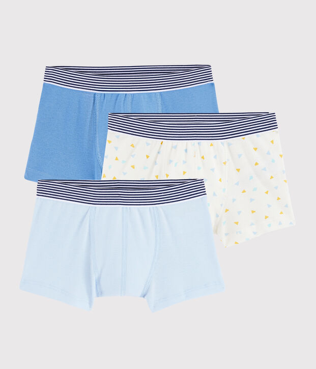 Lote de 3 b&oacute;xeres con estampado geom&eacute;trico para ni&ntilde;o peque&ntilde;o multicolor