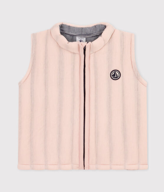 Chaleco de túbico acolchado para bebé rosa SALINE