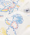 Pijama de algodón con estampado de arcoíris para bebé blanco MARSHMALLOW/blanco MULTICO