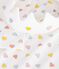 Camis&oacute;n disfraz de princesa y diadema infantil de algod&oacute;n blanco/multicolor