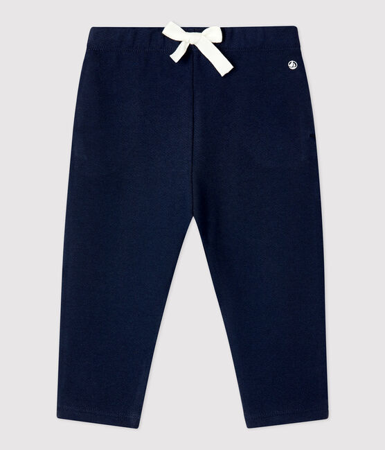 Pantalón de muletón de bebé azul SMOKING