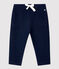 Pantalón de muletón de bebé azul SMOKING