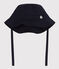 Gorro de pescador de sarga para bebé azul SMOKING