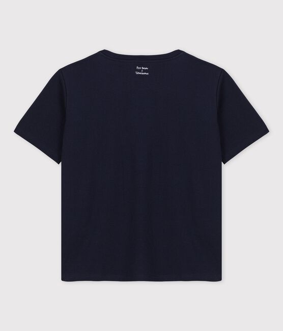 Camiseta de lactancia Tajinebanane x Petit Bateau azul SMOKING