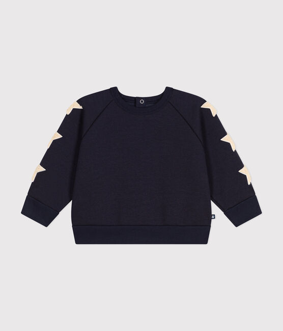 Sudadera de felpa para bebé azul SMOKING