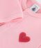 C&aacute;rdigan de algod&oacute;n liso con insignia de coraz&oacute;n para beb&eacute; CHARMI