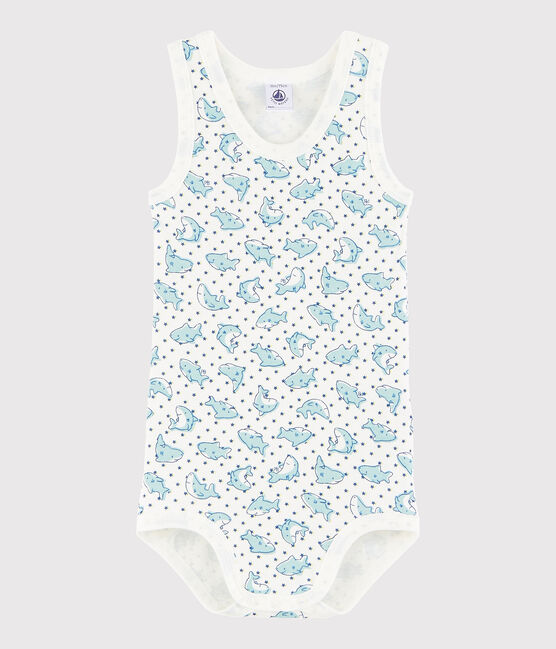 Bodi sin mangas de bebé niño blanco MARSHMALLOW/blanco MULTICO