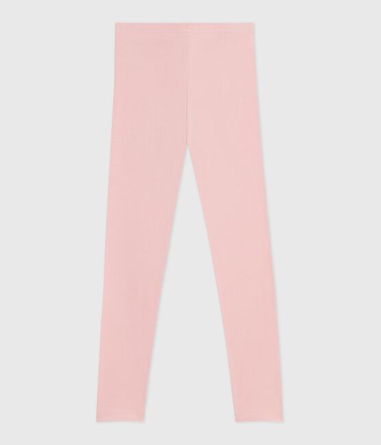 Leggings infantiles de algodón liso rosa JOLI