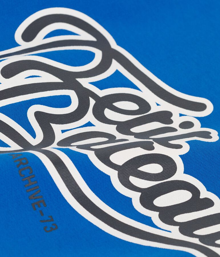 Sudadera de mulet&oacute;n de ni&ntilde;o azul