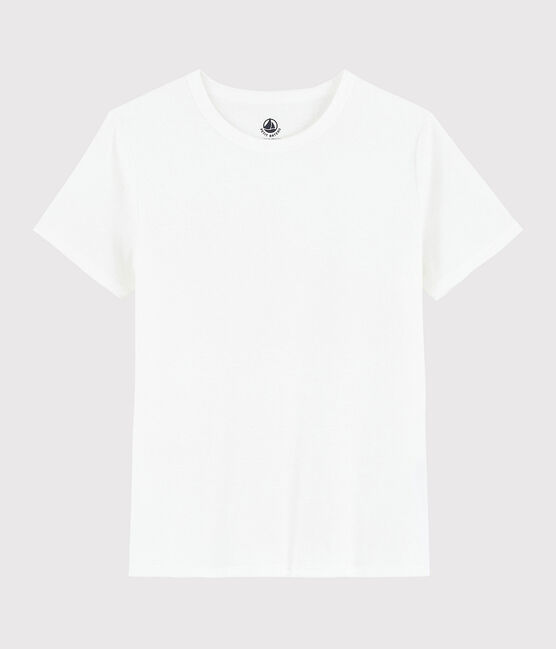 maximizar puerta Permeabilidad Camiseta de algodón Sea Island para mujer MARSHMALLOW | Petit Bateau