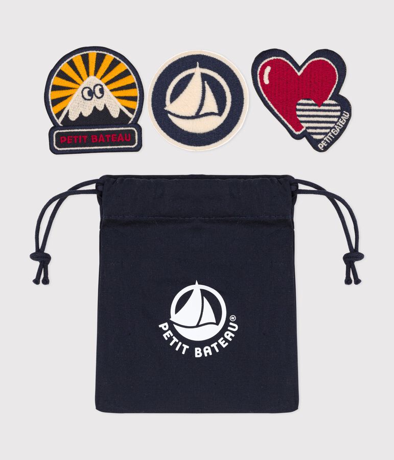 Lote de 3 bonitos parches termoadhesivos multicolor