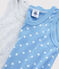 Lote de 2 camisetas de tirantes azul y gris jaspeado de niño variante 1