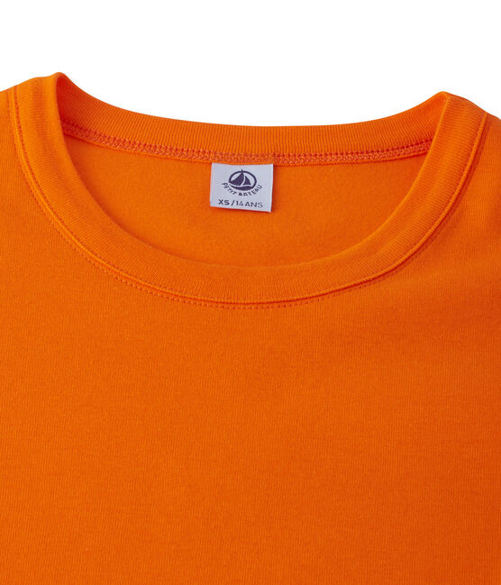 Camiseta de punto original para mujer naranja Feu