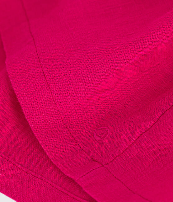 Vestido sin mangas de lino para bebé rosa DELHI