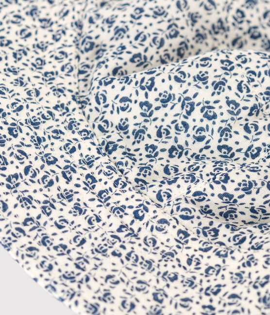 Capelina de gasa de algodón con flores azules para niña AVALANCHE/ INCOGNITO