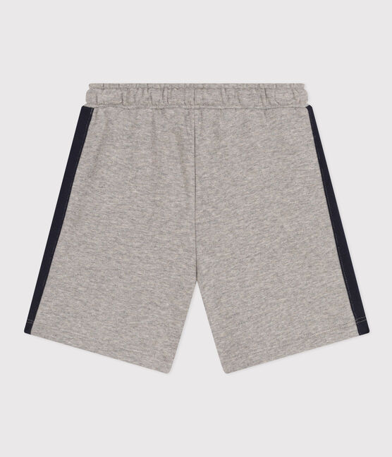Pantalón corto de algodón para niño gris CHATON CHINE