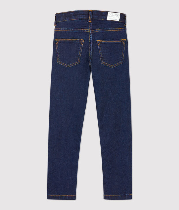 Pantal&oacute;n slim de tejido vaquero de ni&ntilde;o azul