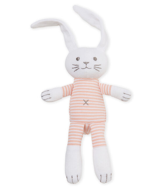 Dudú conejito sonajero para bebé unisex rosa ROSAKO/blanco MARSHMALLOW