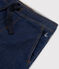 Pantalón de felpa vaquero de niño azul DENIM BLEU FONCE
