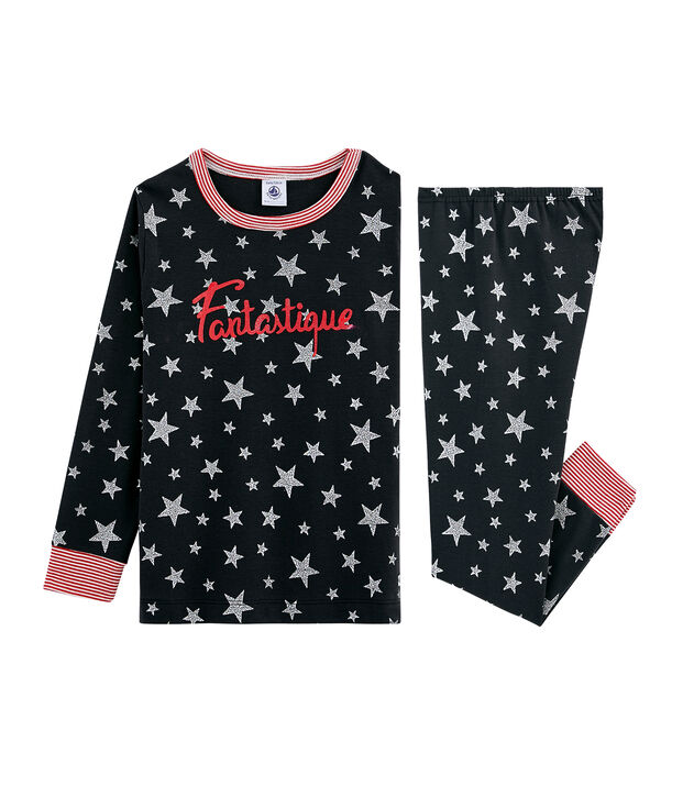 Pijama de punto para ni&ntilde;o gris/gris