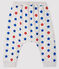 Pantalón de tejido túbico para bebé niño gris BELUGA/blanco MULTICO