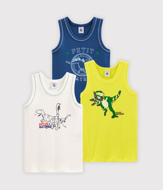 Trío de camisetas de tirantes para niño variante 1