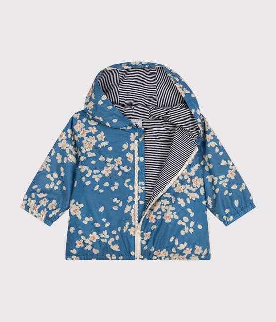 Cortavientos estampado para bebé azul BEACH/ MULTICO