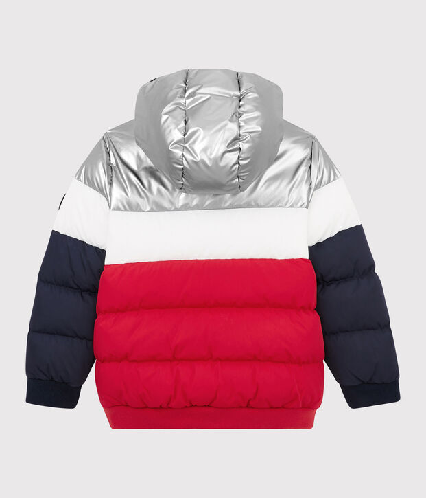 Abrigo de ni&ntilde;o azul/rojo/blanco