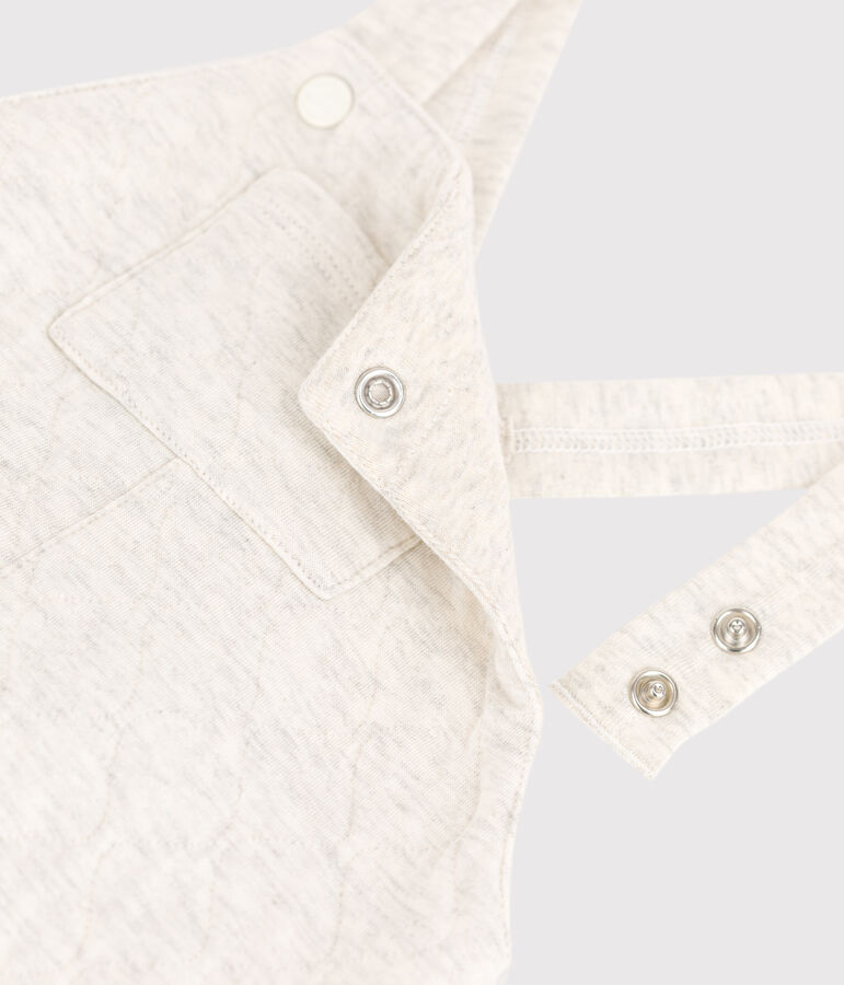 Peto largo de t&uacute;bico acolchado de beb&eacute; beige MONTELIMAR CHINE