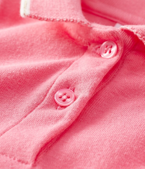 Vestido de polo para bebé niña rosa CUPCAKE