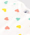 Body estampado de algodón de manga corta para bebé azul MARSHMALLOW/ AQUATIC