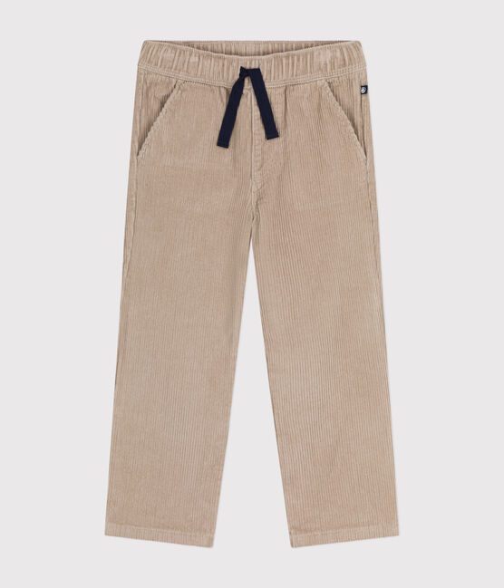 Pantalón recto de pana para niño HUITRE