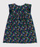 Vestido sin mangas de jersey ligero de bebé azul MEDIEVAL/blanco MULTICO