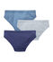 Lote de 3 slips lisos para niño blanco LOT