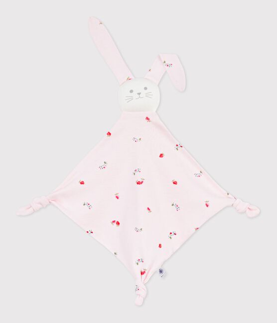 Doudou de algodón con estampado de flores para bebé rosa BARELY/ MULTICO