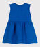 Vestido sin mangas de lino para bebé azul PORCELANA